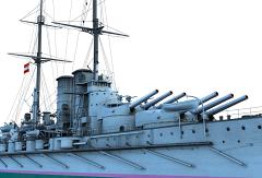 CK73-Partial Ship-Starboard-Bow Waterline Looking Back